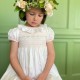 Diana Special Occasion Dress with Seashell Hand Smocking Diana Special Occasion Dress with Seashell Hand Smocking