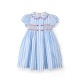 Thatcher Dress Sailor Stripe with White Heart Hand Smocking Thatcher Dress Sailor Stripe with White Heart Hand Smocking