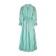 Aloha Wanderwell Dress Wimbledon Stripe with White Honeycomb Hand Smocking