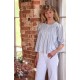 Cleopatra Blouse Maine Stripe with Seaside Hand Smocking Edition 39 Cleopatra Blouse Maine Stripe with Seaside Hand Smocking Edition 39