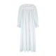Nightingale Women's Dress Cloud Puff Plumetti with Ivory Hand Smocking Nightingale Women's Dress Cloud Puff Plumetti with Ivory Hand Smocking