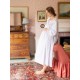 Mother Teresa Women's Nursing & Maternity Dress Long Sleeves with Mermaid Tail Kir Royale Hand Smocking Mother Teresa Women's Nursing & Maternity Dress Long Sleeves with Mermaid Tail Kir Royale Hand Smocking