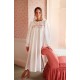 Nightingale Women's Dress Long Sleeves Moonstone with Kir Royale Hand Smocking Nightingale Women's Dress Long Sleeves Moonstone with Kir Royale Hand Smocking